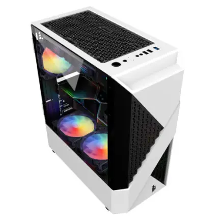 Корпус 1stPlayer F3-A-WH-4F1-PS-600FK-EU White 600W