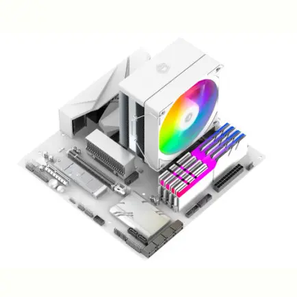 Кулер процессорный ID-Cooling SE-214-XT V2 ARGB White