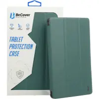 Чехол-книжка BeCover Soft Edge TPU для Xiaomi Redmi Pad SE 8.7 Dark Green (71256..