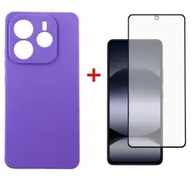 Чохол-накладка Dengos Carbon для Xiaomi Redmi Note 14 5G Purple (DG-KM-129)