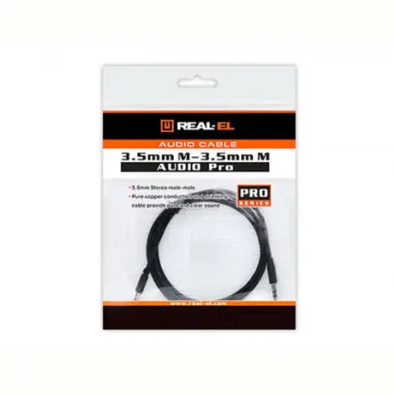 Аудіо-кабель REAL-EL Audio Pro 3.5 мм - 3.5 мм (M/M)