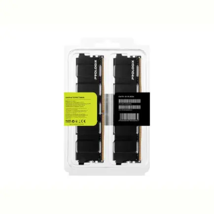 Модуль памяти DDR4 2x16GB/3600 Prologix Black (PRO32GB3600B4K)