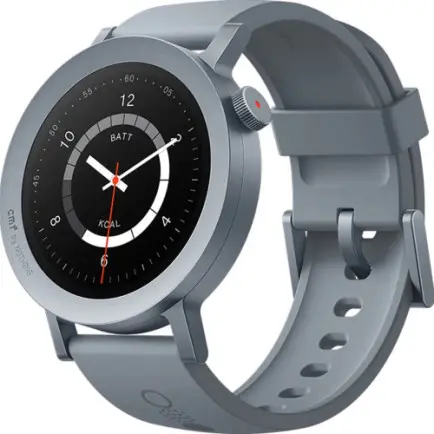 Смарт-часы CMF by Nothing Watch Pro 2 Metal with Liquid Silicone Strap D398 Light Grey (A10700012)
