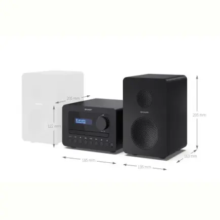 Мікросистема Sharp Micro Sound System Black (XL-B514(BK)