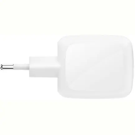 Сетевое зарядное устройство Belkin BoostCharge Pro New Dual USB-C GaN Wall Charger 67W White (WCH020KQWH)