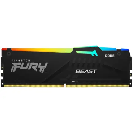 Модуль пам`яті DDR5 2x8GB/6000 Kingston Fury Beast RGB Black (KF560C36BBEAK2-16)