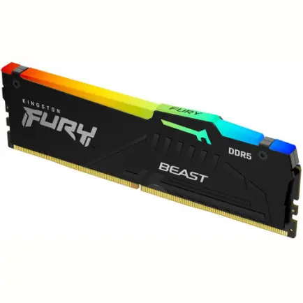 Модуль пам`яті DDR5 2x8GB/6000 Kingston Fury Beast RGB Black (KF560C36BBEAK2-16)