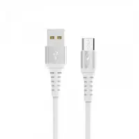 Кабель SkyDolphin S05V TPE Frost Line USB - microUSB 1м, White (USB-000552)