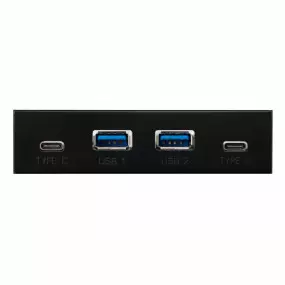 USB-хаб Frime USB 3.1 2 x type A & 2 x type C VL820 Black (ECF-FP2xTA&2xTC.32)
