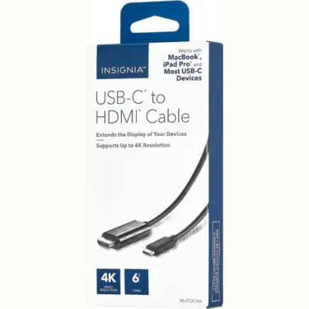 Кабель Insignia USB Type-C - HDMI (M/M)