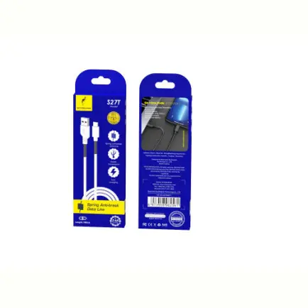 Кабель SkyDolphin S27L Spring Anti-Brake USB - USB Type-C (M/M)
