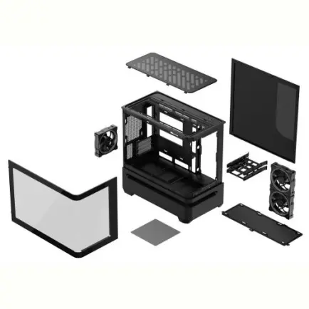 Корпус Asus Prime AP202 ARGB Tempered Glass Black без БЖ (90DC00P0-B19000)