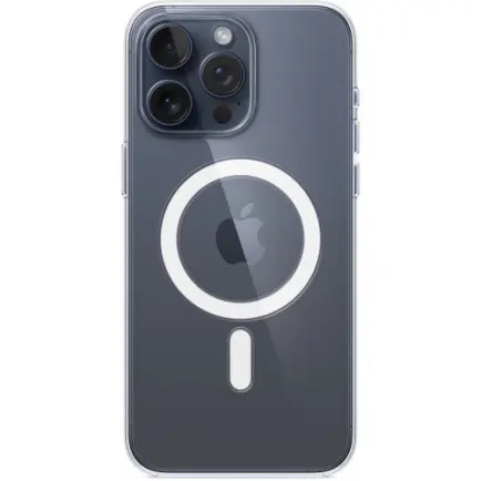 Чехол-накладка Apple Clear Case with MagSafe для Apple iPhone 15 Pro Max Clear (MT233)