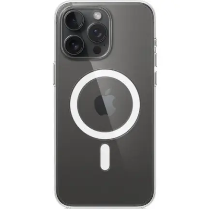 Чехол-накладка Apple Clear Case with MagSafe для Apple iPhone 15 Pro Max Clear (MT233)
