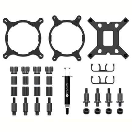 Система водяного охлаждения ID-Cooling FX240 Pro, Intel: 2066/2011/1851/1700/1200/1151/1150/1155/1156, AMD: АМ5/АМ4, 276х120х27 мм, 4-pin PWM