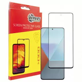 Защитное стекло Dengos для Xiaomi Redmi Note 13 5G Black Full Glue (TGFG-328)