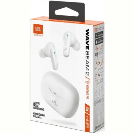 Bluetooth-гарнитура JBL Wave Beam 2 White (JBLWBEAM2WHT)