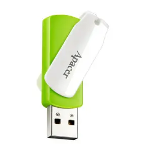 Флеш-накопитель USB 32GB Apacer AH335 White/Green (AP32GAH335G-1)