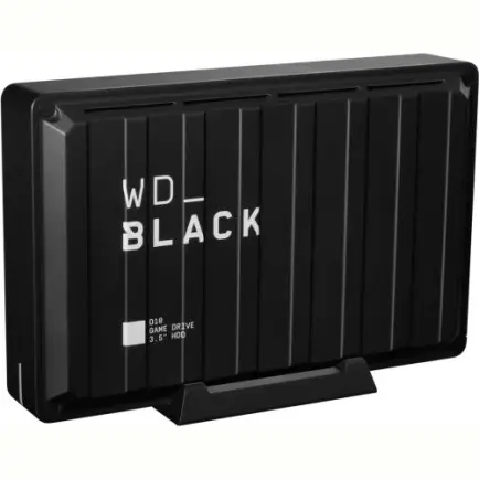 Внешний жесткий диск 3.5" USB 8.0TB Black D10 Game Drive (WDBA3P0080HBK-EESN)