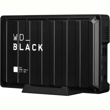 Внешний жесткий диск 3.5" USB 8.0TB Black D10 Game Drive (WDBA3P0080HBK-EESN)