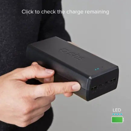 Универсальная мобильная батарея SBS 30000 mAh 20W Black (TTBB30000PD20K)