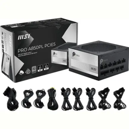 Блок питания MSI PRO A850PL PCIE5 850W