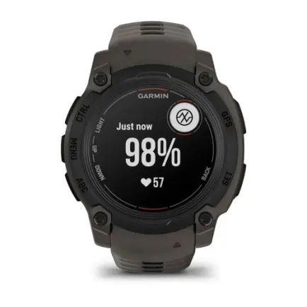 Смарт-часы Garmin Instinct 3 50mm Tactical Solar Black with Charcoal Silicone Band (010-02935-90)