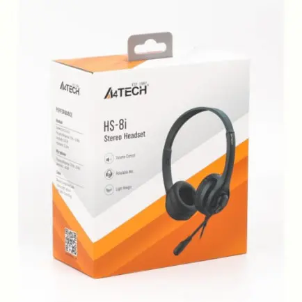 Гарнитура A4Tech HS-8i Black