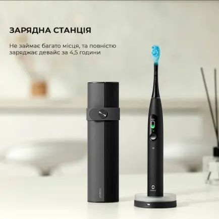 Умная зубная электрощетка Oclean X Ultra Set Black (OLED)