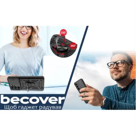 Чeхол-накладка BeCover Military для Samsung Galaxy A36 SM-A366 Black (712863)