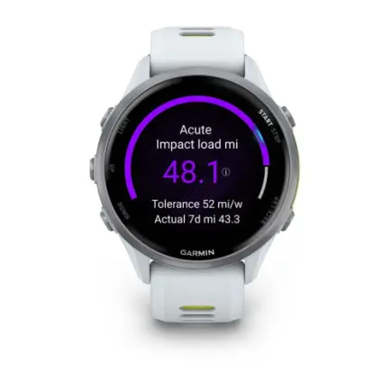 Смарт-часы Garmin Forerunner 970 Whitestone/Amp Yellow (010-02969-11)