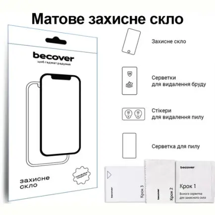 Захисне скло BeCover Matte Anti-Glare для Apple iPad Air 11" M4 2026 (715171)