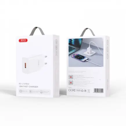 Сетевое зарядное устройство XO L127 (1USB, 3А)