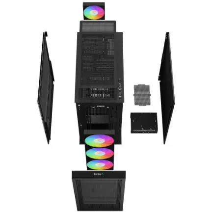 Корпус DeepCool CH560 Digital Black (R-CH560-BKAPE4D-G-1)