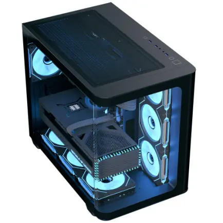 Корпус AeroCool P500C-G-BK-v1 (ACCM-PN01043.11)