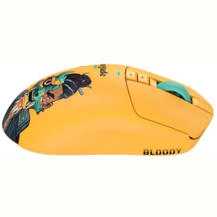 Мышь беспроводная A4Tech Bloody R72 Ultra Renegade Sunset Yellow