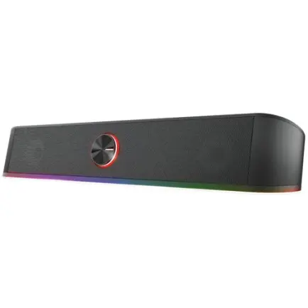 Акустична система Trust GXT 619 Thorne RGB Illuminated Soundbar Black (24007)