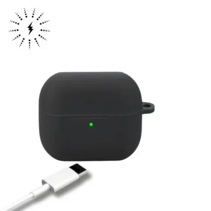 Чохол BeCover Silicon для Samsung Galaxy Buds 3 FE Black (715110)