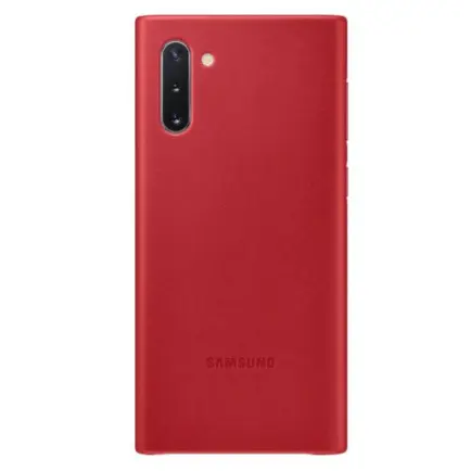 Чeхол-накладка Samsung Leather Cover для Samsung Galaxy Note 10 SM-N970 Red (EF-VN970LREGRU)
