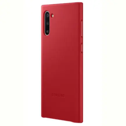 Чeхол-накладка Samsung Leather Cover для Samsung Galaxy Note 10 SM-N970 Red (EF-VN970LREGRU)