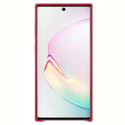 Чeхол-накладка Samsung Leather Cover для Samsung Galaxy Note 10 SM-N970 Red (EF-VN970LREGRU)