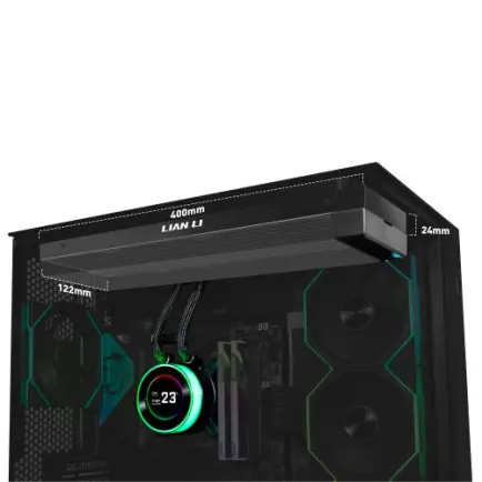 Система водяного охолодження Lian Li HydroShift II LCD-C 360 Fanless Black (G89.GHS2LCD36B.00)