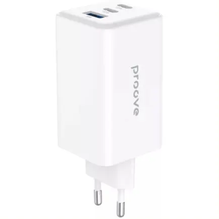 Сетевое зарядное устройство Proove Pocket GaN Max (2xUSB-C, 1USB)