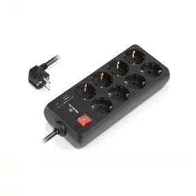 Фільтр живлення REAL-EL RS-Protect 805 1.8м Black (EL122300042)