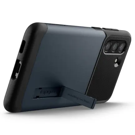 Чeхол-накладка Spigen Slim Armor для Samsung Galaxy S21 FE SM-G990 Metal Slate (ACS03152)