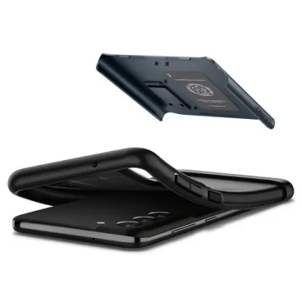 Чeхол-накладка Spigen Slim Armor для Samsung Galaxy S21 FE SM-G990 Metal Slate (ACS03152)