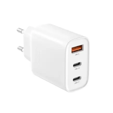 Мережевий зарядний пристрій XO L117 (2USB-С, 1USB, 3А)