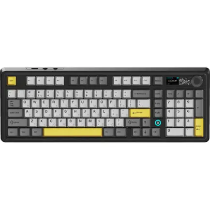 Клавиатура беспроводная Ajazz AK980 Clear Sky Switch Black (AK980-CS-BGY)