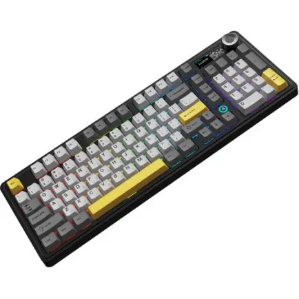 Клавиатура беспроводная Ajazz AK980 Clear Sky Switch Black (AK980-CS-BGY)