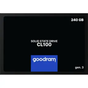 Накопитель SSD  240GB Goodram CL100 GEN.3 2.5" SATAIII 3D TLC (SSDPR-CL100-240-G3)